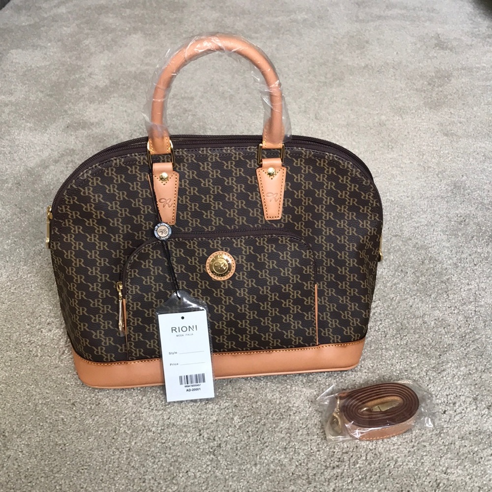 NWT Rioni Dome Handle Bag and Crossbody